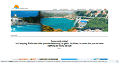 Desktop Screenshot of campingriells.com